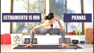 Estiramiento  Piernas Flexibles en 15 minutos para todos  MalovaElena [upl. by Elletse]