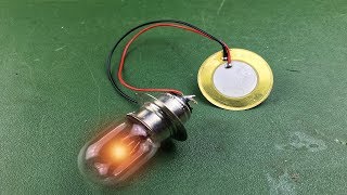 Free Energy Piezoelectric Generator Using Buzzer [upl. by Jefferson]