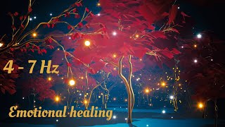 Theta 4 7 Hz frequency deep sleep music 🔸Detox and restore emotional balance [upl. by Eul]