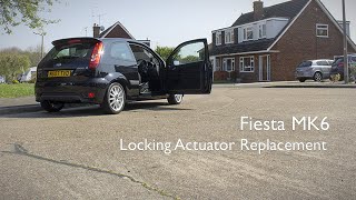 Ford Fiesta MK6 Central Locking ActuatorWindow Motor Replacement 20022008 [upl. by Nomelif]