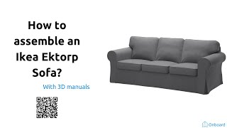 How to assemble an ikea Ektorp sofa [upl. by Deutsch]