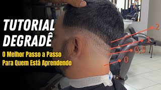 💈 INCRÍVEL PASSO A PASSO  DEGRADÊ MASCULINO  com Farley Santiago [upl. by Welbie31]