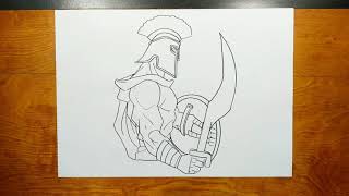 How to draw ARES step by step [upl. by Anura]