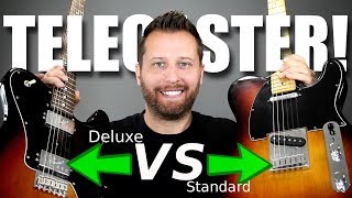 SINGLE COIL or HUMBUCKER Telecaster Tone Comparison [upl. by Popelka]