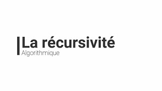 Algorithmique  La récursivité darija [upl. by Ammann]