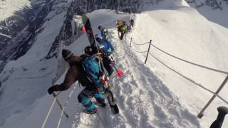 Aiguille du Midi Arete Chamonix 2016 [upl. by Melosa]