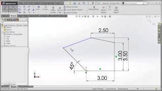 Tech Tip SOLIDWORKS 2015 Tutorial  Improved Angle Dimensioning [upl. by Rentschler216]