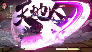 GGST Baiken  Big Damage MidScreen Combo [upl. by Nance]