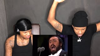 Hip Hop Heads first time hearing Opera Luciano Pavarotti  Nessun Dorma REACTION [upl. by Fabron]