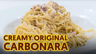 Creamy Original Carbonara [upl. by Atsira]