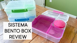 Sistema To Go Bento Box Review  an easy way to pack lunch [upl. by Loni]