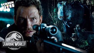 The Raptors Turn On Owen  Jurassic World 2015  Screen Bites [upl. by Tezzil]