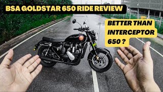 BSA Goldstar 650 Ride Review [upl. by Barna]