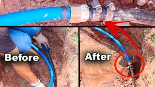 PEX Pipe From Meter To House [upl. by Gnoc]