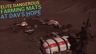 Elite Dangerous  Farming Engineering Materials at Davs Hope [upl. by Doane]