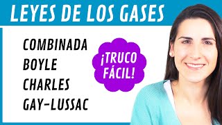 LEYES de los GASES 🎈 TRUCO FÁCIL para Aprender las Fórmulas [upl. by Tacklind]