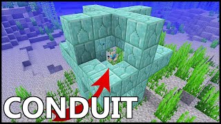 How To Activate A CONDUIT In Minecraft [upl. by Alyahsat826]