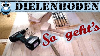 DIY🔨Dielenboden verlegen 🩹so gehts👍 [upl. by Ayahc]