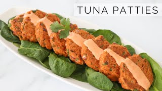 How To Make Tuna Patties  Easy Quick GlutenFree Recipe [upl. by Eninnaej]