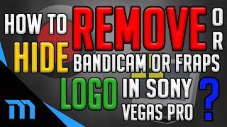 How to REMOVE Bandicam or Fraps LOGO   Works 100   Remove any logo [upl. by Llabmik]