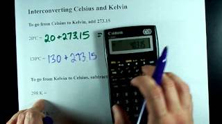 Calculate Kelvin Celsius to Kelvin Kelvin to Celsius [upl. by Thayer]