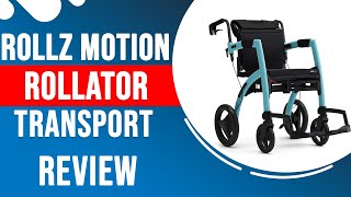 Rollz Motion Rollator Transport Review  Med Mart [upl. by Rehptosirhc498]