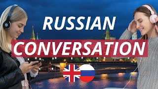 Russian Listening amp Conversation Practice For Beginners BASIC AND EASY [upl. by Orofselet]