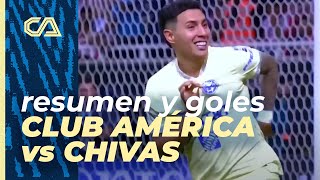 Resumen y goles  Chivas 24 América  Clausura 2023  Jornada 12 [upl. by Aititel975]