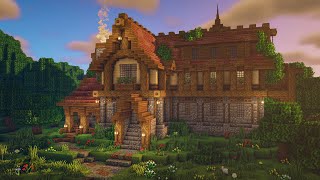 Minecraft Woodland Mansion Tutorial [upl. by Dlawso243]