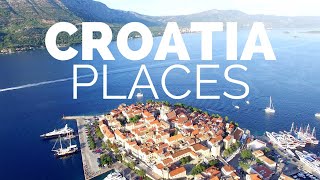 10 Best Places to Visit in Croatia  Travel Video [upl. by Enajaras]