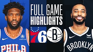 76ERS at NETS  FULL GAME HIGHLIGHTS  November 19 2023 [upl. by Burke]