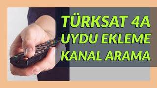 Mini Uydu Alıcı Türksat 4a Uydu Ekleme ve Kanal Arama [upl. by Ayam]