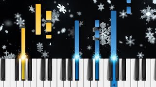 Vivaldi  Winter The Four Seasons  EASY Piano Tutorial [upl. by Nydia]