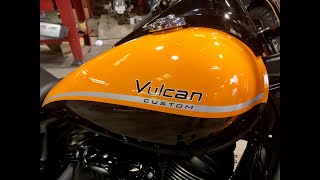 New Kawasaki Vulcan 900 Custom Unboxing amp Complete Build  Crate to Showroom Floor  Candy Orange [upl. by Lorens]