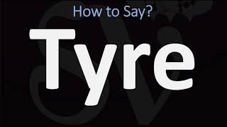 How to Pronounce Tyre BIBLE Lebanon [upl. by Yakcm]