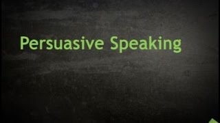 Persuasive Speaking Basics [upl. by Andria]