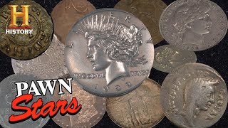 Pawn Stars TOP COINS OF ALL TIME 20 Rare amp Expensive Coins  History [upl. by Maice]