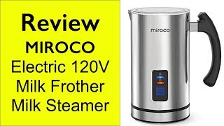 Review Miroco Milk Frother  How to make froth milk at home [upl. by Ynattirb151]