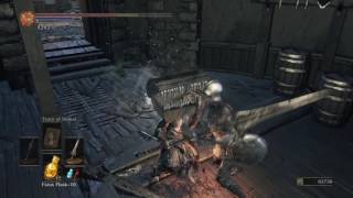 DARK SOULS™ III How to obtain the Winged Knight Twinaxes [upl. by Xirdnek]