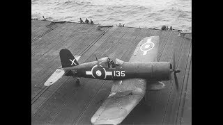 F4u Corsair Carrier Flying A Royal Navy 1946 [upl. by Rosemonde438]