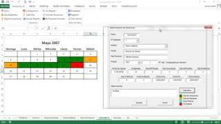 Control de Vacaciones en Excel  VacacionesFX 3 0 [upl. by Ahsykal104]