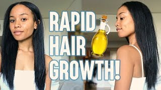 5 Best Oils For FASTER Hair Growth 🙌🏽 [upl. by Sidwell808]