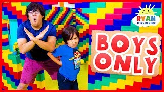 Giant Lego Box Fort No Girls Allow [upl. by Benedikt]