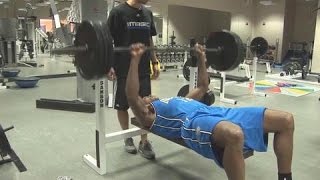 All Access  Kevin Durant Bench Press 315 LBS Workout [upl. by Axe]