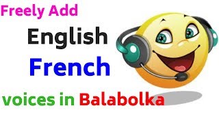 How to add English and French voices in Balabolka [upl. by Siulegroj]