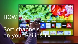 How to sort channels on your Philips TV [upl. by Ver90]