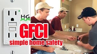 How to install a GFCI outlet Simple home safety [upl. by Natsyrt]