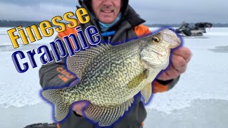 Finesse Crappie Early Ice [upl. by Gaillard]