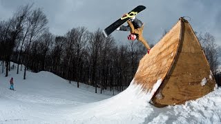 Park Sessions Carinthia Mount Snow Vermont  TransWorld SNOWboarding [upl. by Haimarej777]