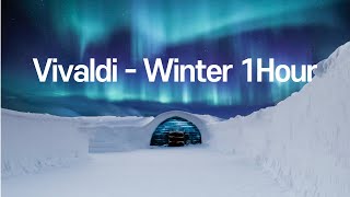 Vivaldi  Four Seasons Winter 1Hour Classic [upl. by Nevak966]